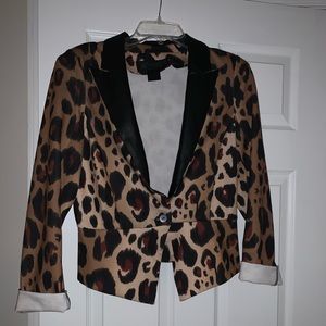 Cheetah Kim Kardashian Blazer